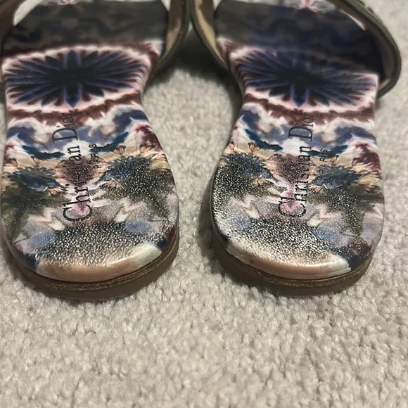 Dior Multicolor Slide Sandals - Picture 7 of 11